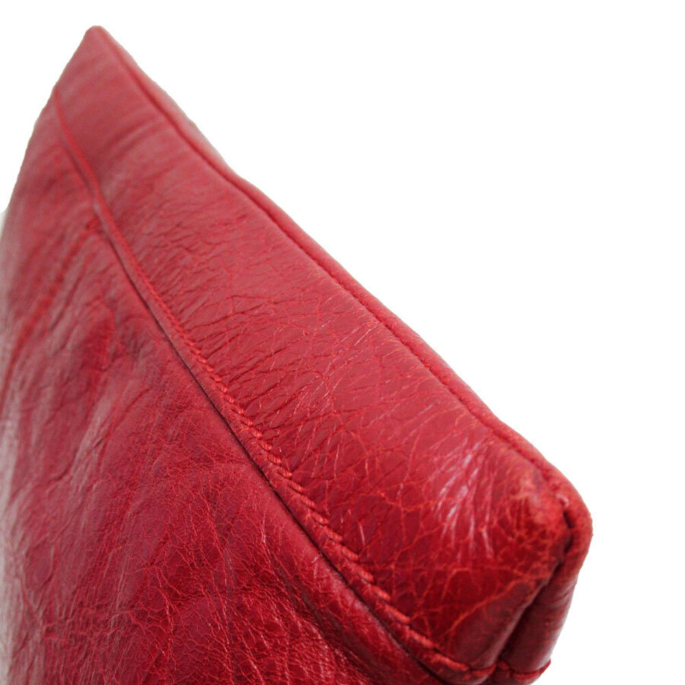 Balenciaga Clutch Bag Leather Red - Picture 3 of 4